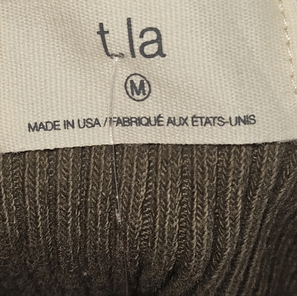 TLA by Anthropologie Ribbed Halter Tank Top, Size M, NWT - Picture 5 of 9